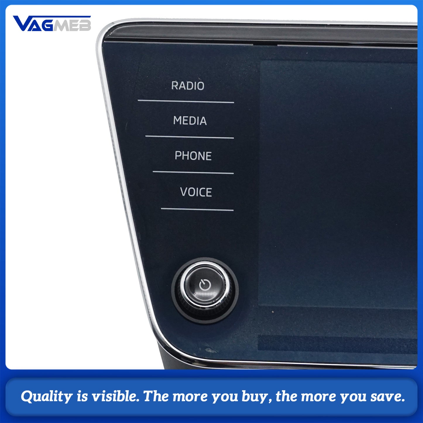 3V0 919 605 D 8 Amundsen MIB 2 Navigation Display Screen For Skoda Superb 3 MK3 3V Glass Touch Monitor