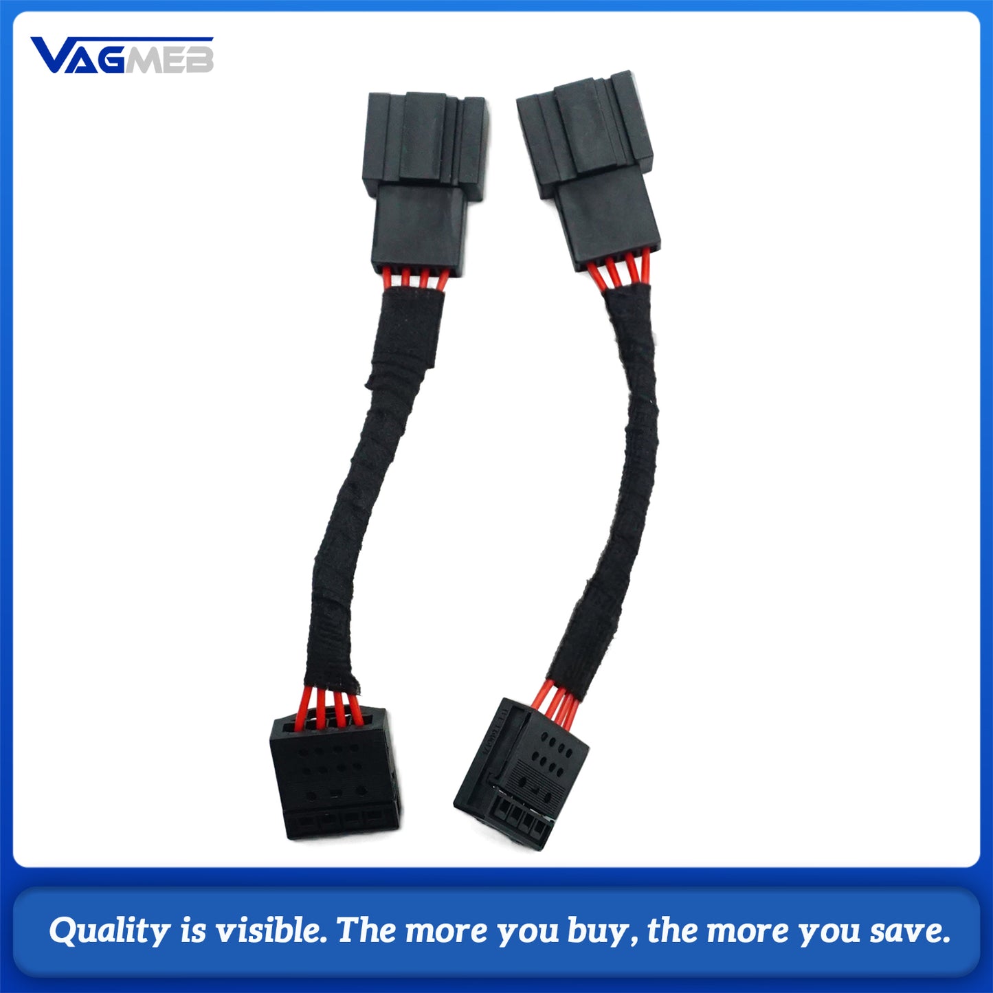 New High Quality 2x Retrofit facelift LCI Led Tail light wire cable adaptor For BMW E90 E91 3 series 2007-2008