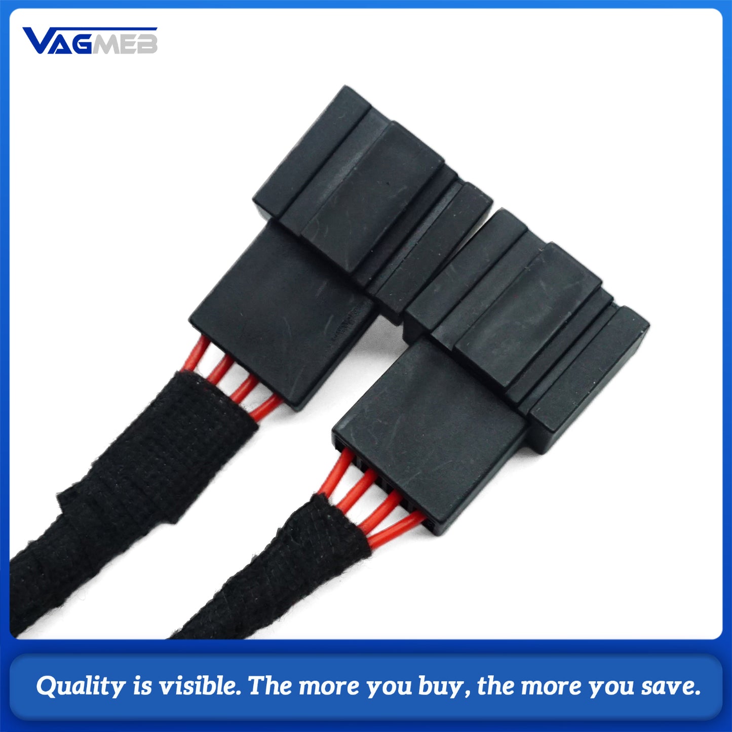 New High Quality 2x Retrofit facelift LCI Led Tail light wire cable adaptor For BMW E90 E91 3 series 2007-2008