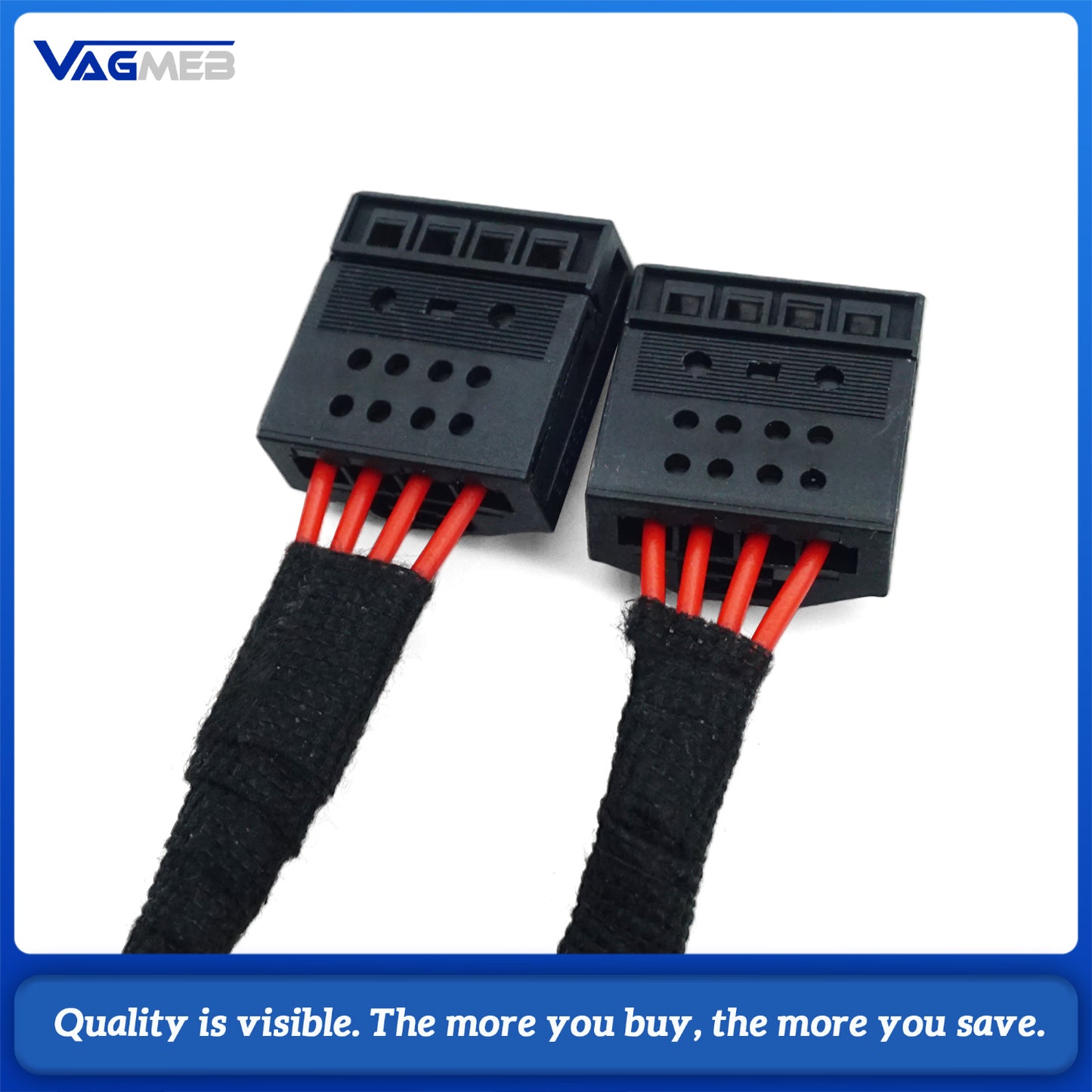 New High Quality 2x Retrofit facelift LCI Led Tail light wire cable adaptor For BMW E90 E91 3 series 2007-2008