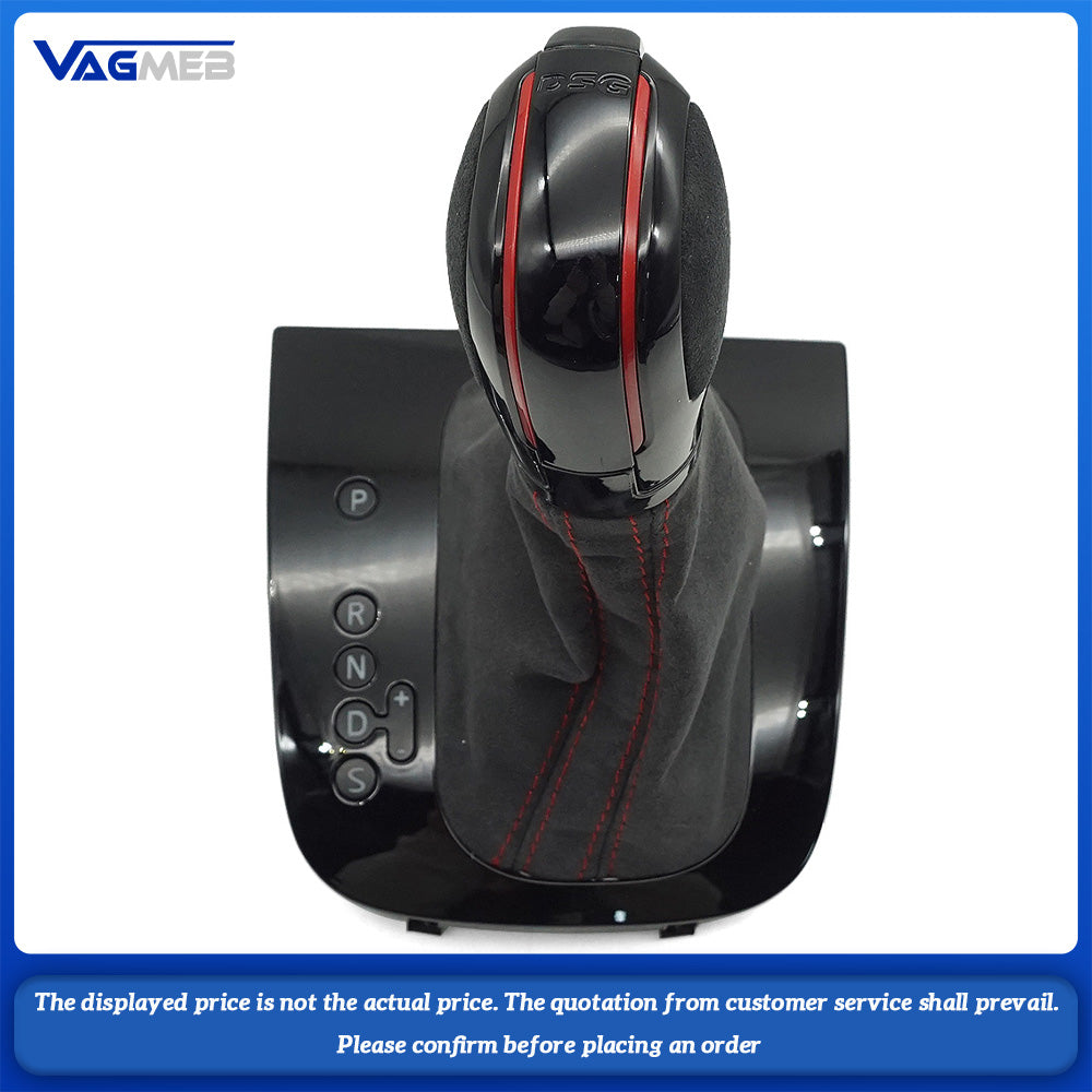 Carbon DSG Gear Shift Knob New Original Shift Lever Handball With Dust Cover For VW Golf 6 MK6 GTI GLI