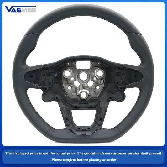 Alcantara leather black stitching steering wheel For SEAT Cupra steering wheel, Car Accessories
