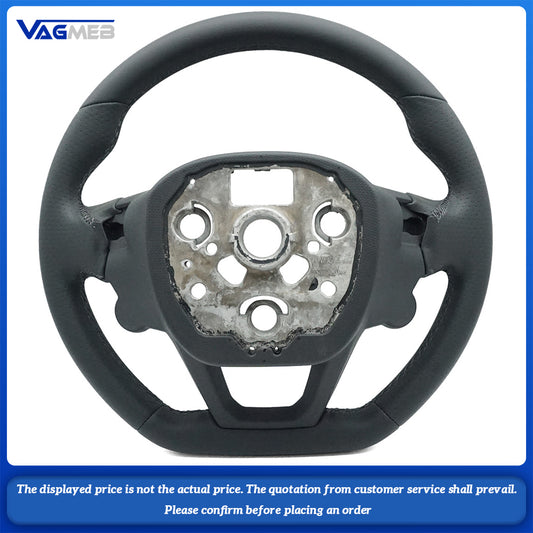 Alcantara leather black stitching steering wheel For SEAT Cupra steering wheel, Car Accessories