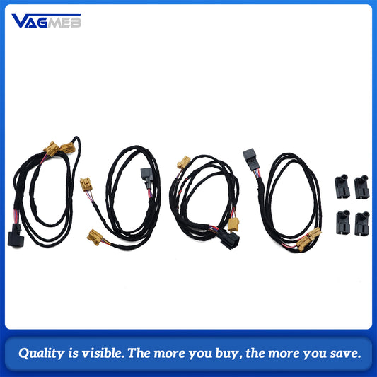 Car Speaker Cover 30 Colors LED Light Emission For Audi A6 C8 A7 Door Trim Panels Accessories