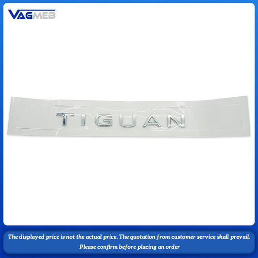 For VW Car Letters Rear Bumper Trunk Emblem Sticker Badge Decal styling auto Accessories