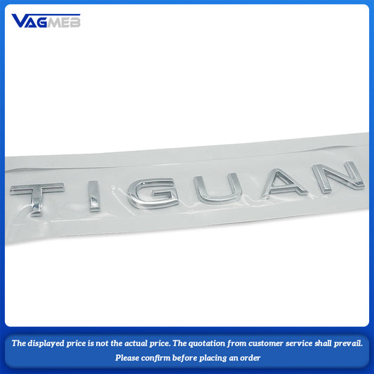 For VW Car Letters Rear Bumper Trunk Emblem Sticker Badge Decal styling auto Accessories