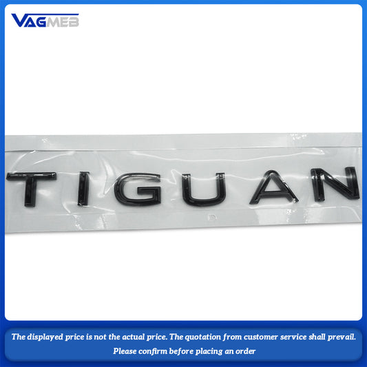 For VW Car Letters Rear Bumper Trunk Emblem Sticker Badge Decal styling auto Accessories