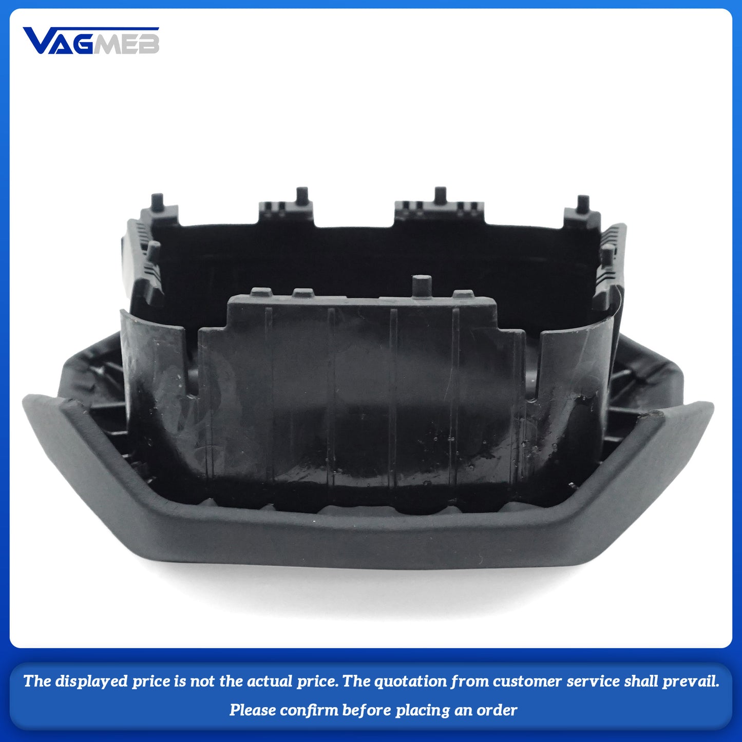 Steering wheel airbag cover multifunction steering wheel For Audi A5A6 Leather gray stripe