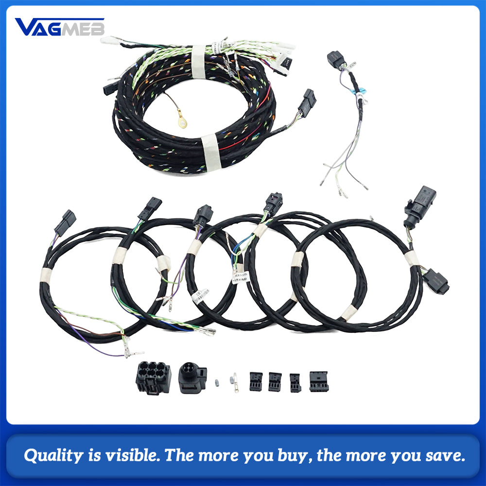 For Audi Q4 360-degree panoramic wiring system