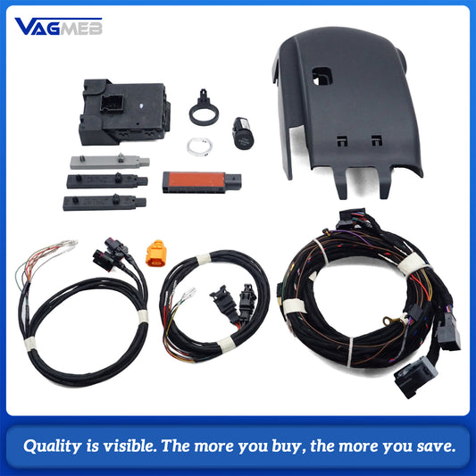 For Skoda Octavia 2019, Push Start Button Kit, Keyless Go, PKE Keyless Entry