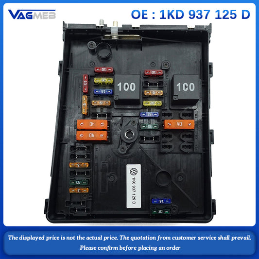 Relay Fuse Box Board For VW Golf Tiguan MK2 Jetta Passat Scirocco Audi A3 S3 Q3 Skoda Octavia Superb Yeti 1K0 937 125 D