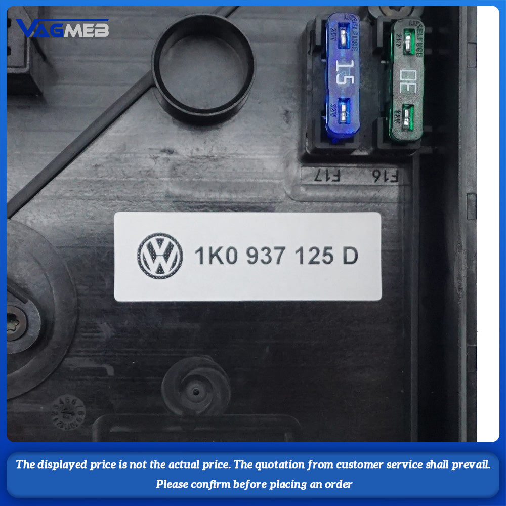 Relay Fuse Box Board For VW Golf Tiguan MK2 Jetta Passat Scirocco Audi A3 S3 Q3 Skoda Octavia Superb Yeti 1K0 937 125 D
