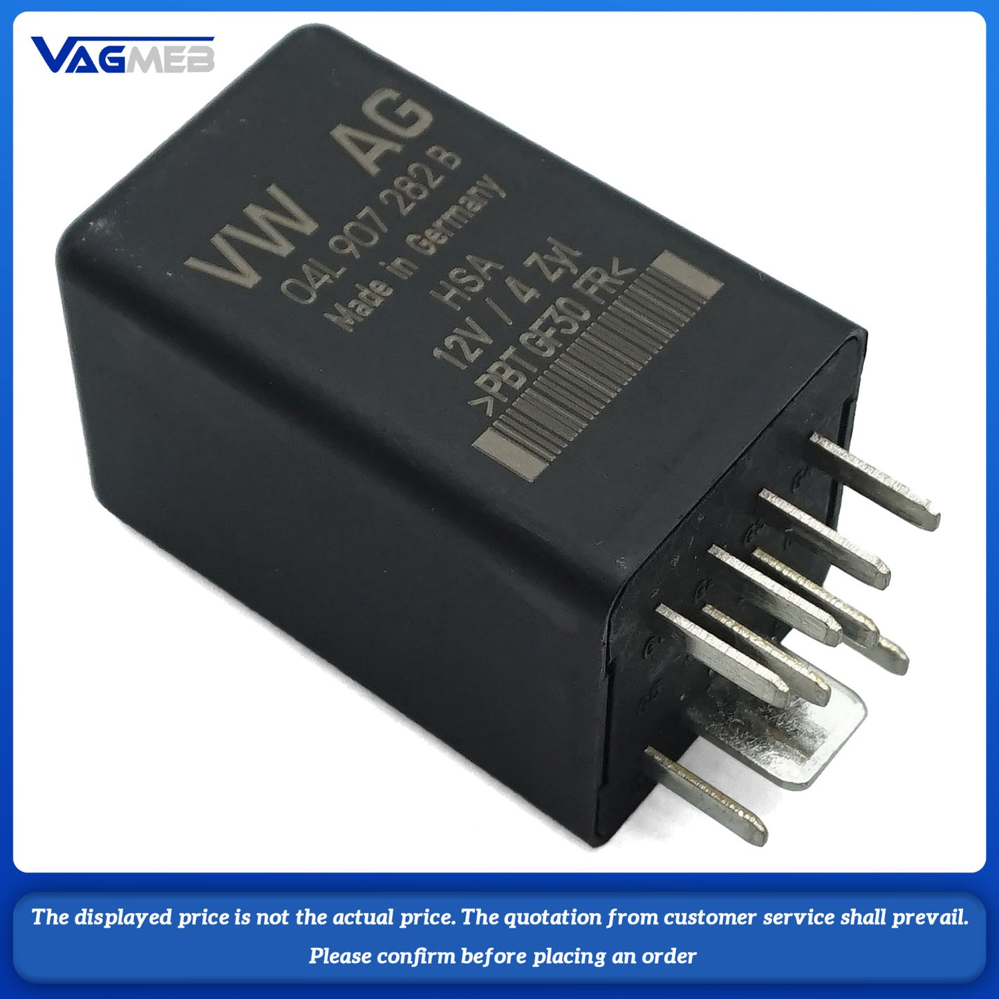For VW Audi Skoda preheating plug Control Unit 04L907282B