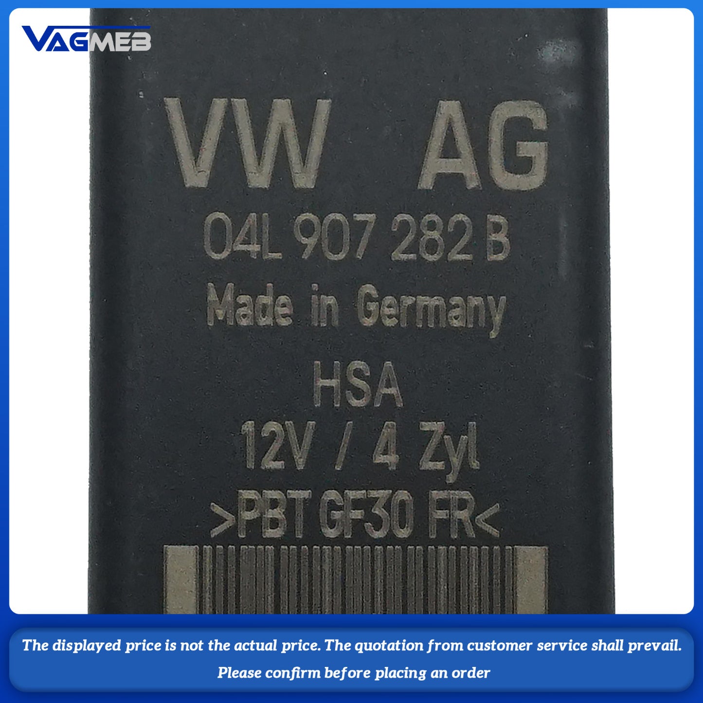 For VW Audi Skoda preheating plug Control Unit 04L907282B