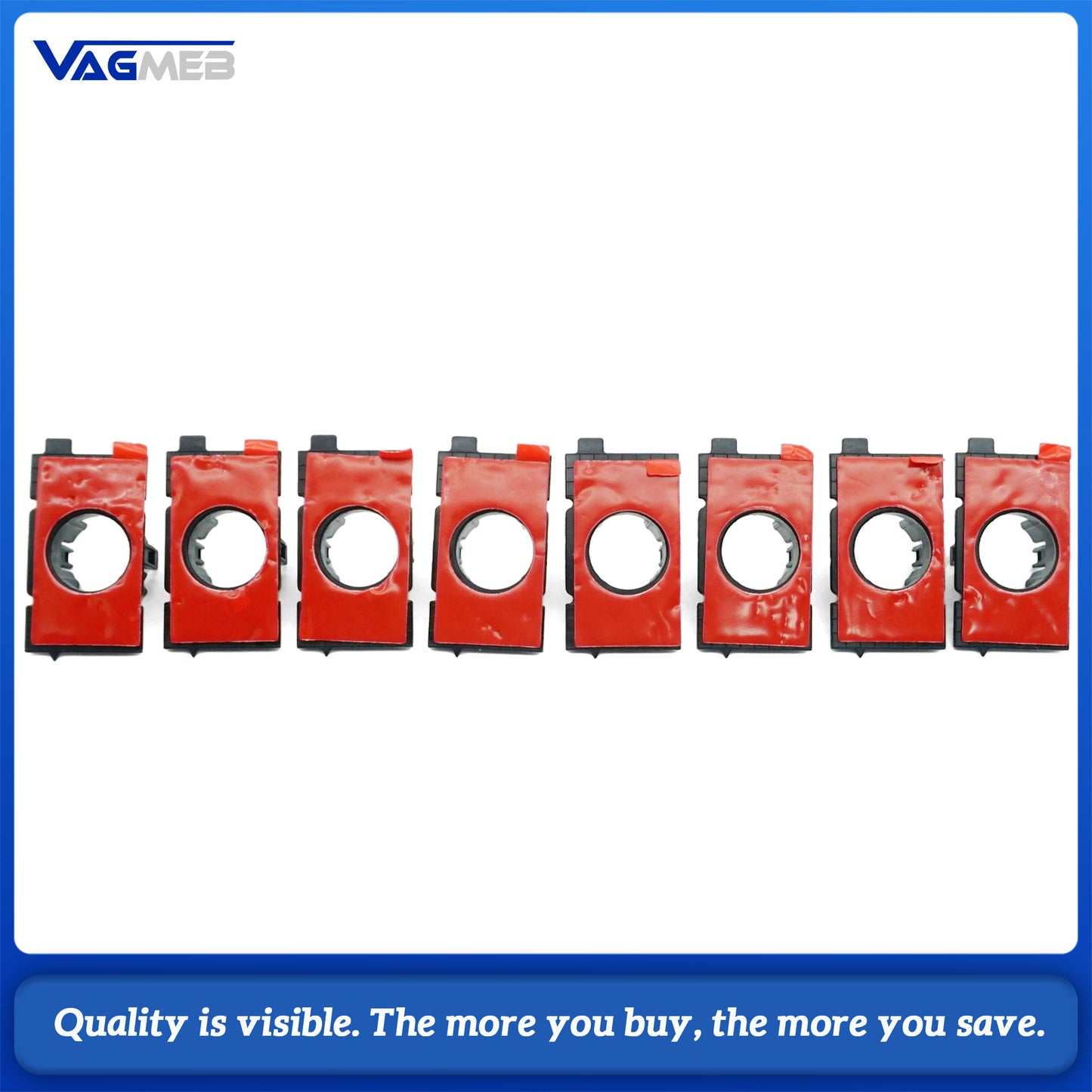 For Audi A4 B9 2018, 0 to 8 Radar Kit, Parking Sensor Upgrade, No Switch, Front Rear Parking Assist