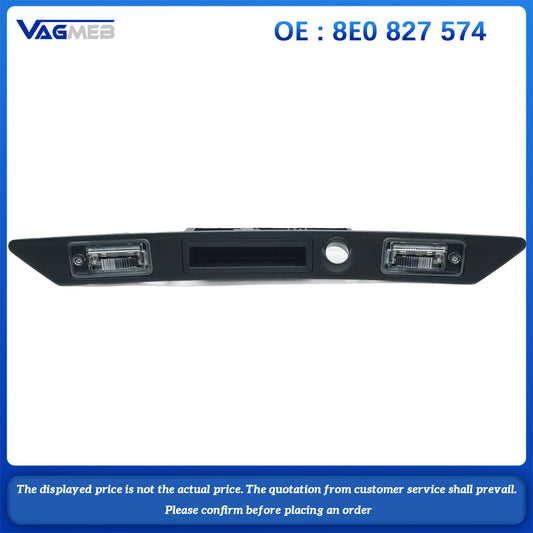 Rear License Plate Light Trunk Tailgate Handle Switch For Audi A3 A4 A6 Q7 RS3 S4 S6 8E0 827 574 C3FZ