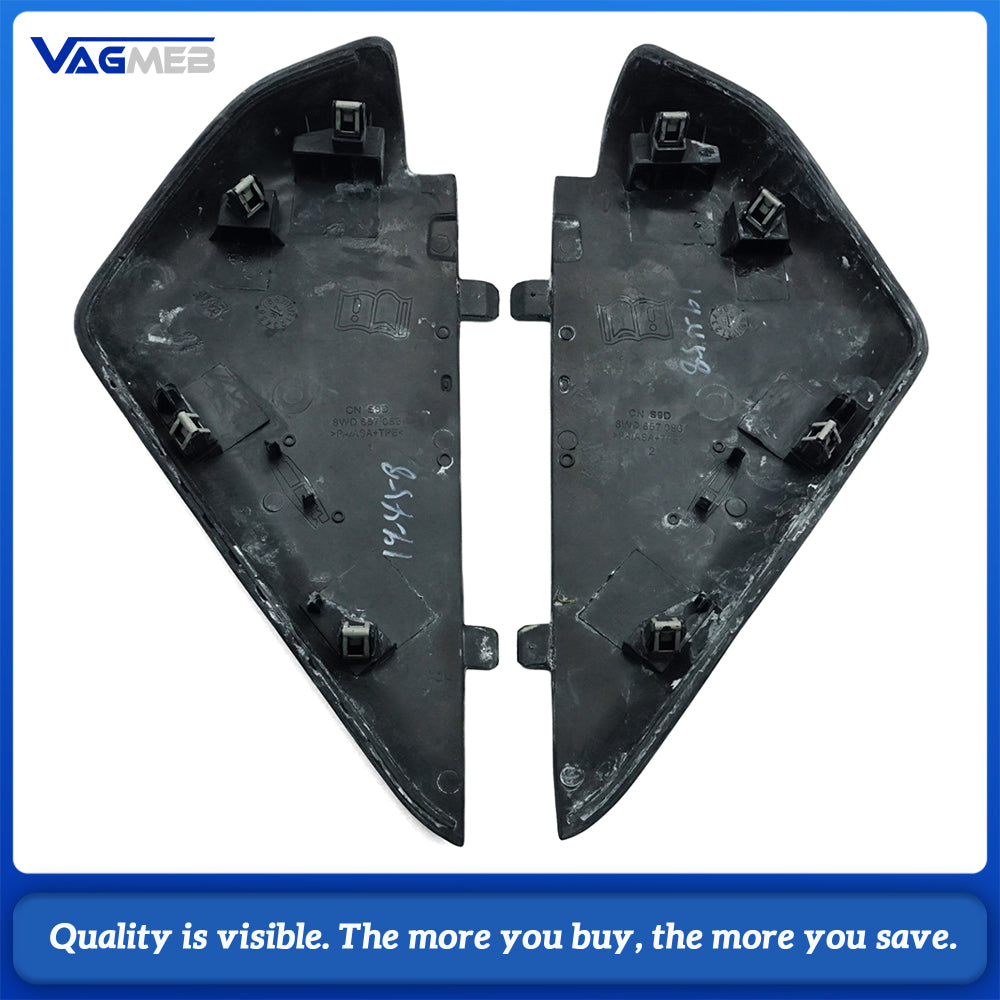 Gloss Carbon Fiber Instrument Panel Cover For Audi A4B9 RS Style Dashboard Side Trim Pair With RS Badge 8WD 857 085A/086A