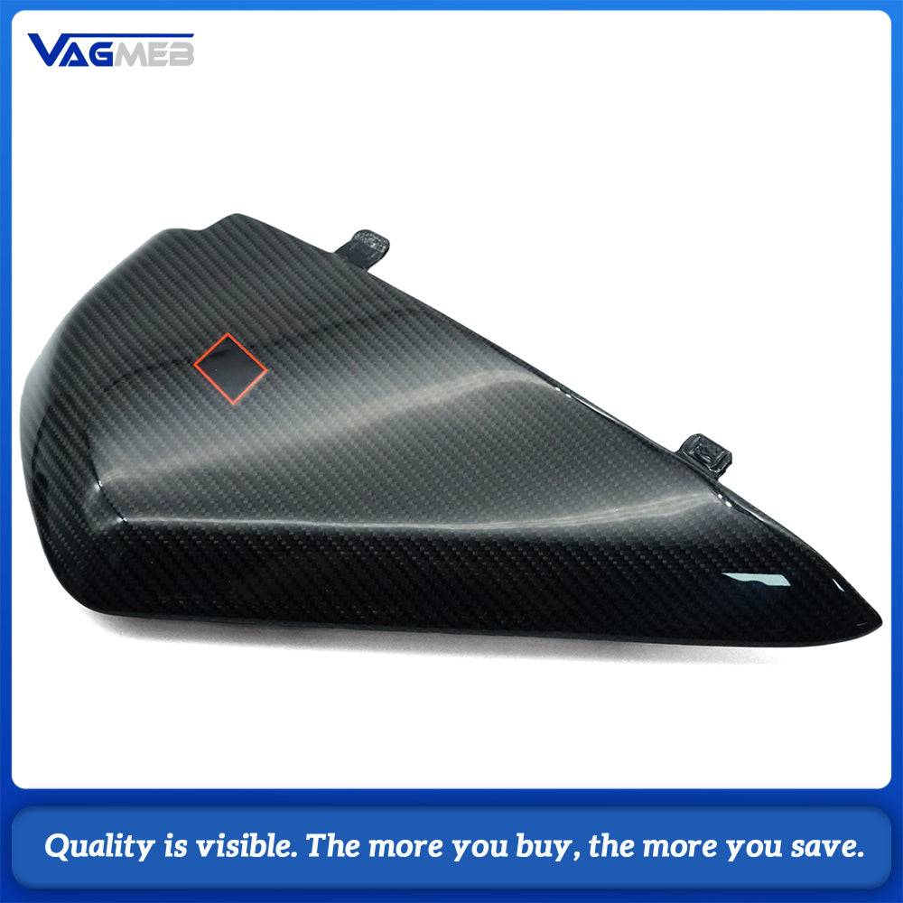 Gloss Carbon Fiber Instrument Panel Cover For Audi A4B9 RS Style Dashboard Side Trim Pair With RS Badge 8WD 857 085A/086A