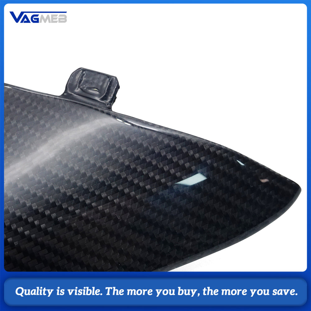 Gloss Carbon Fiber Instrument Panel Cover For Audi A4B9 RS Style Dashboard Side Trim Pair With RS Badge 8WD 857 085A/086A