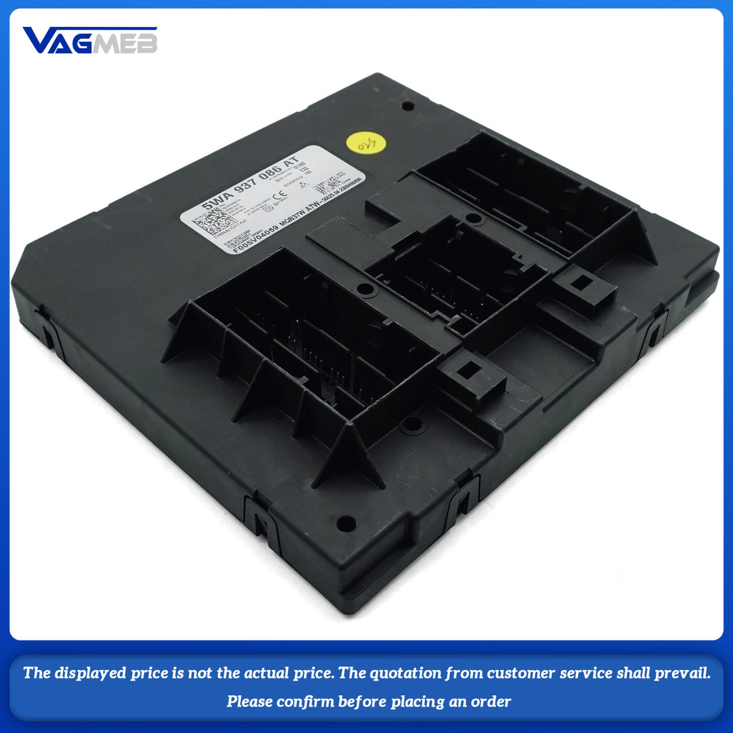 For VW Golf MK8 Octavia A38YS3 Caddy Control Module Control Unit BCM 5WA 937 086 AT