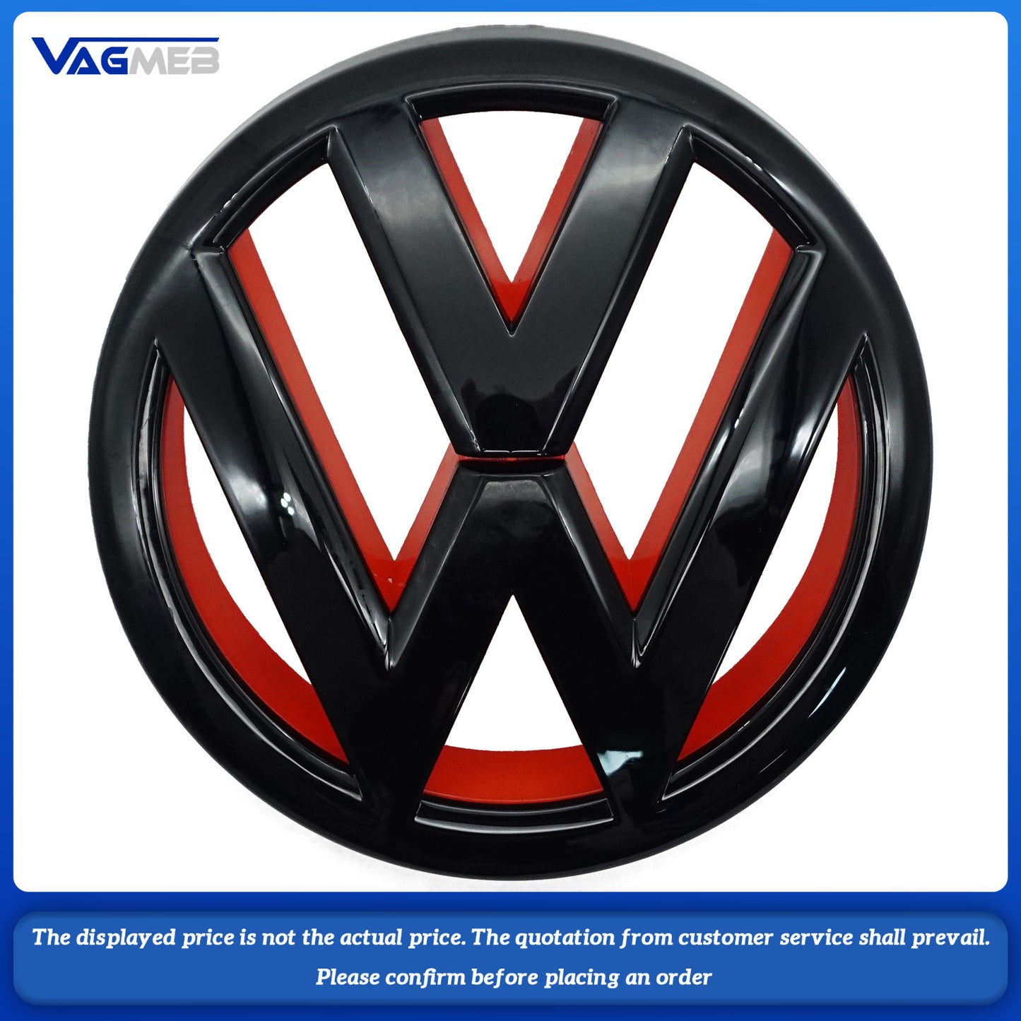 Car Front Grill Badges Rear Trunk Emblem Lid Covers Logo Sticker For VW VW Golf 6 golf6 MK6 GTI