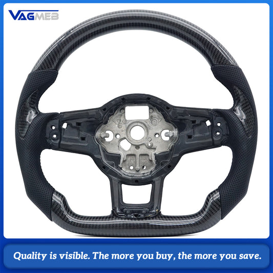 For VW Golf MK 7 7.5 GTI GTD GTE R Polo Customm carbon fiber RLine sports steering wheel
