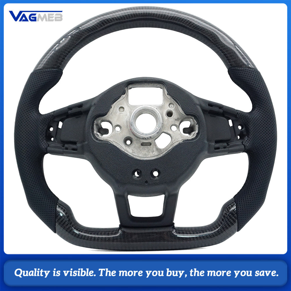 For VW Golf MK 7 7.5 GTI GTD GTE R Polo Customm carbon fiber RLine sports steering wheel
