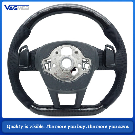 Sports Carbon Fiber Steering Wheel With heating,for Audi A4 Q5 Q7 A3 Q3 A7 B8 A6 C8 A8 RS5 RS4 RS6