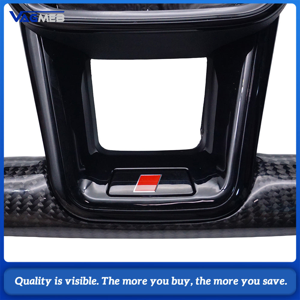 Sports Carbon Fiber Steering Wheel With heating,for Audi A4 Q5 Q7 A3 Q3 A7 B8 A6 C8 A8 RS5 RS4 RS6