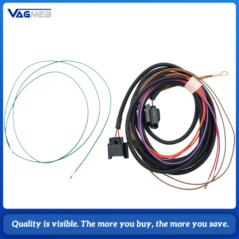 For VW Golf MK 7 Fog Lamp Wiring Loom Front Bumper Harness