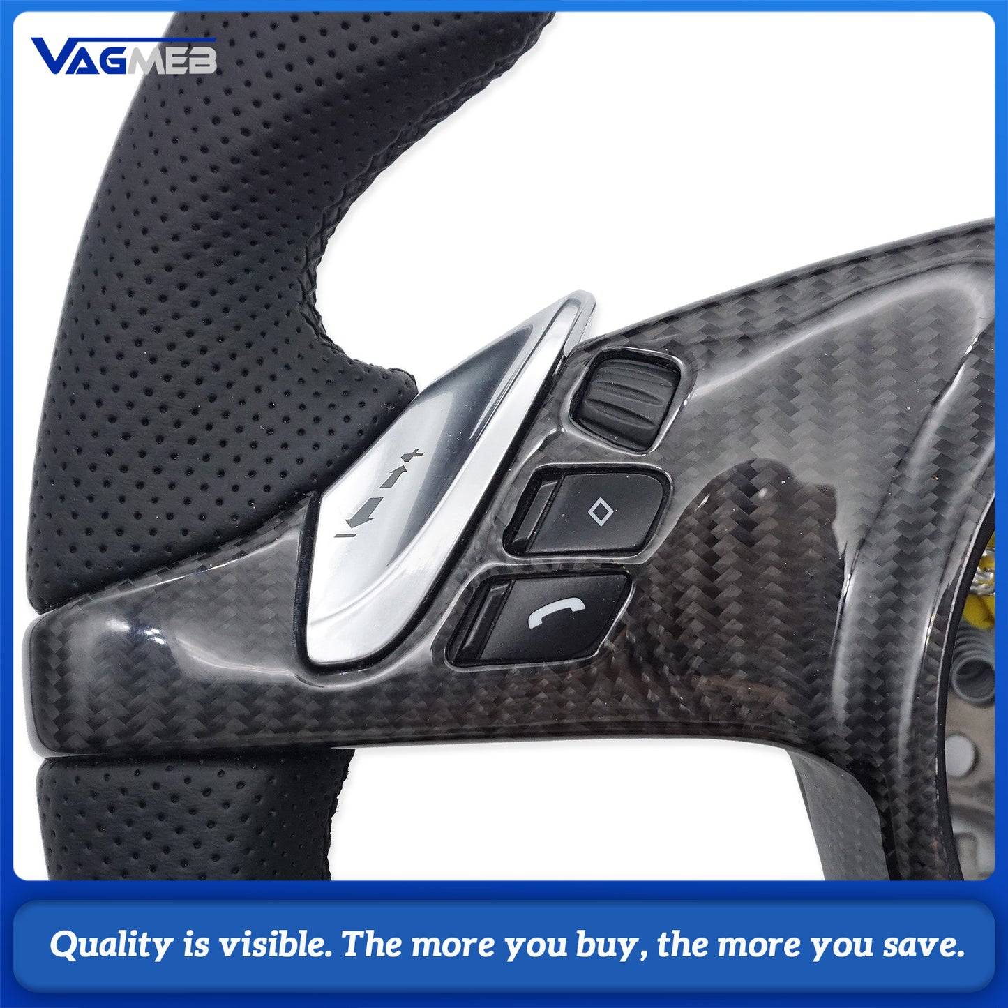 For Porsche Steering Wheel Custom for Paramela Macan Cayenne Cayman 718 911 918 Taycan Carbon Fiber Steering Wheel