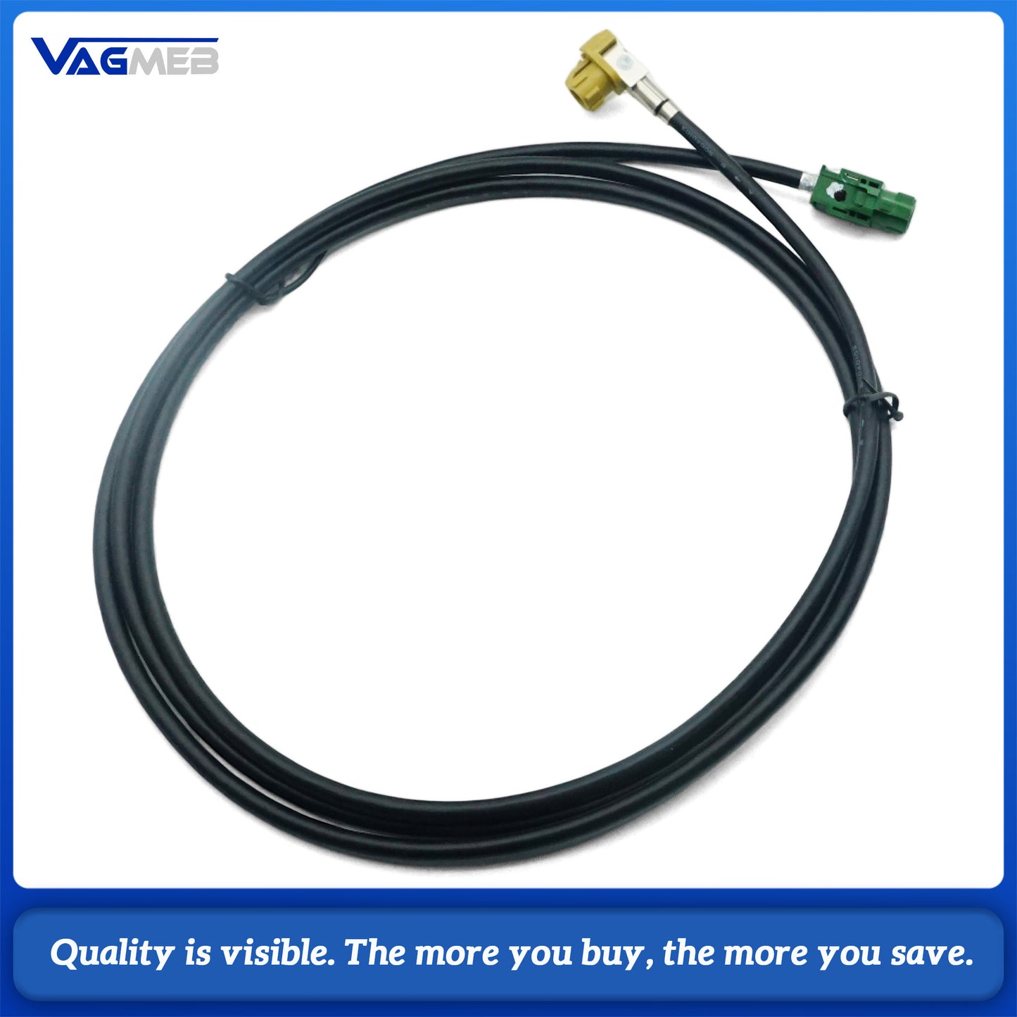 For MQB 3rd Gen Radio USB Wiring Harness, CarPlay Android Auto Adapter Cable, OEM Fit