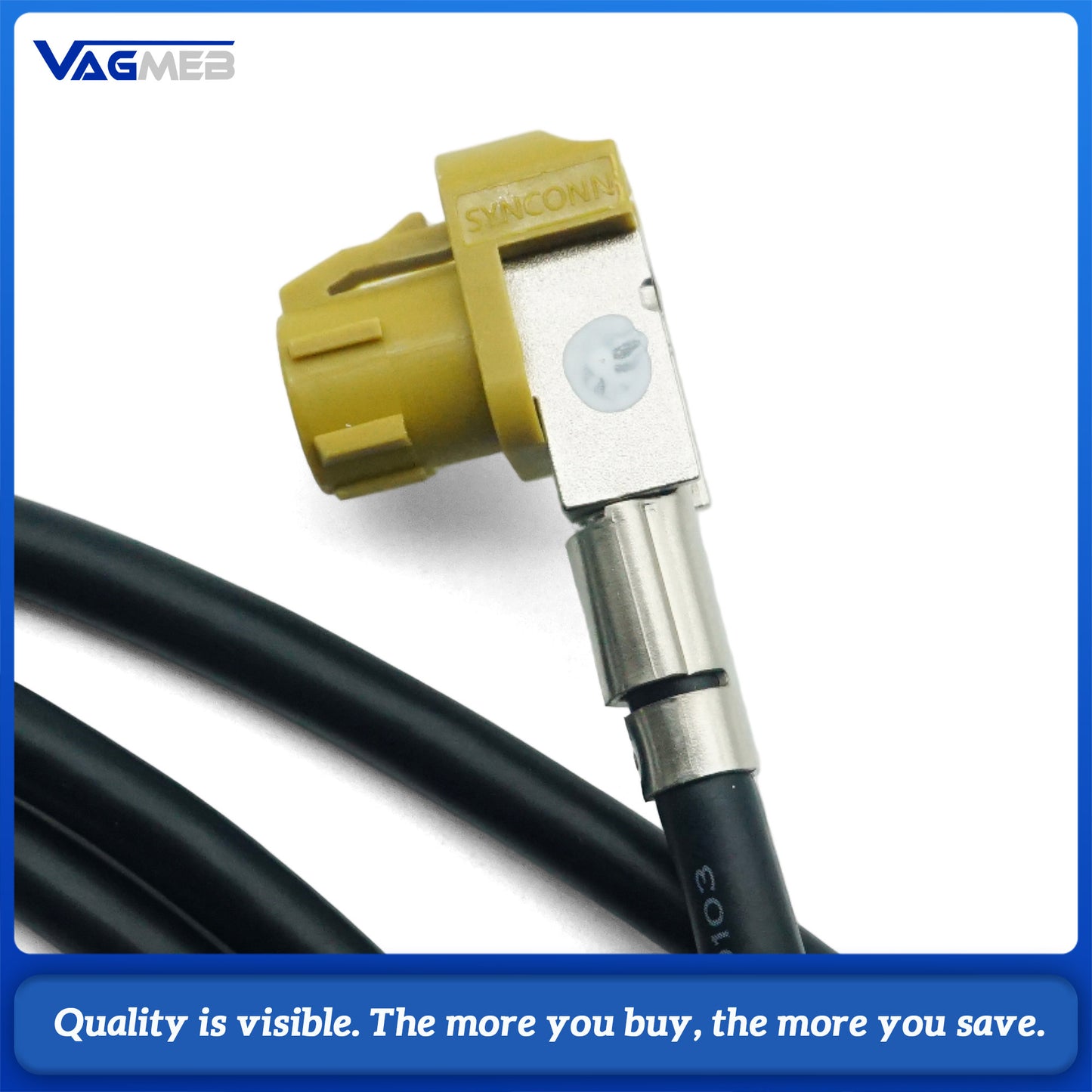 For MQB 3rd Gen Radio USB Wiring Harness, CarPlay Android Auto Adapter Cable, OEM Fit