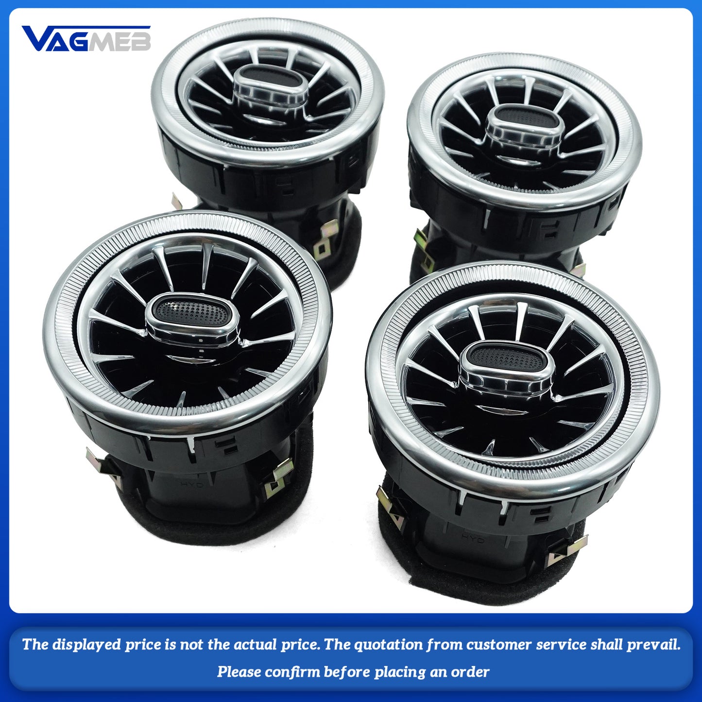 Suitable for the multi-color ambient lighting turbine air outlet of Mercedes-Benz Class V 2017