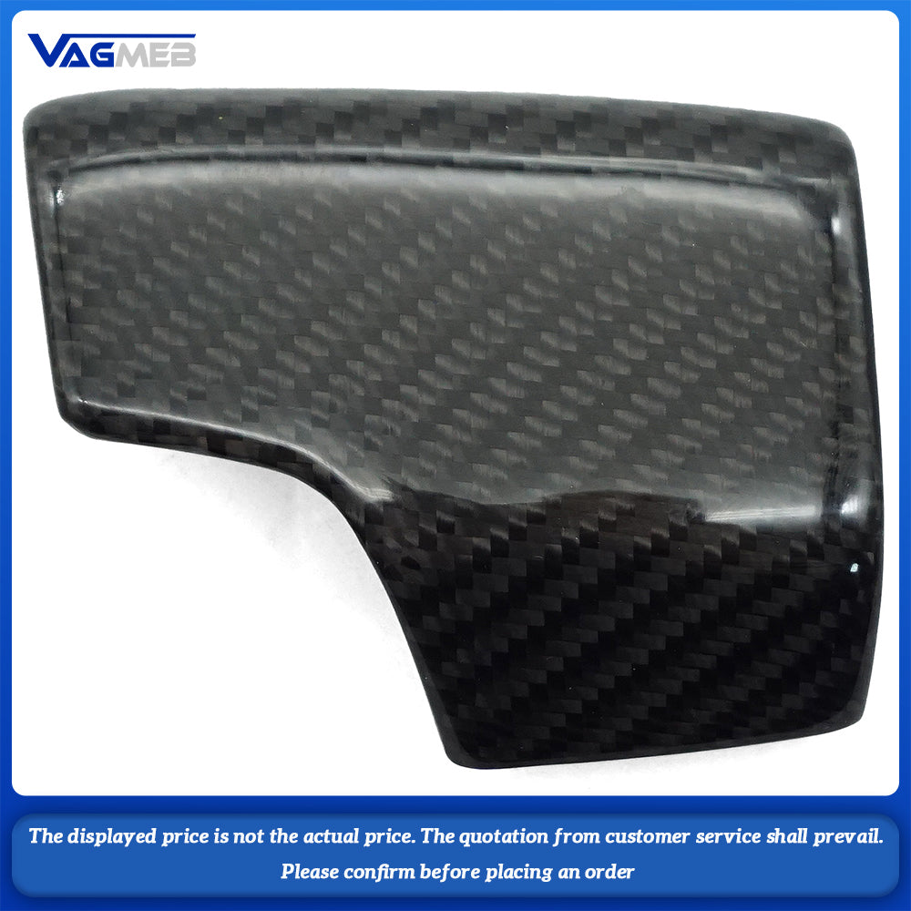 For Audi 19-24 A6C8 Cen Mahogany Carbon Fiber Shift Head Handle Handball Cover