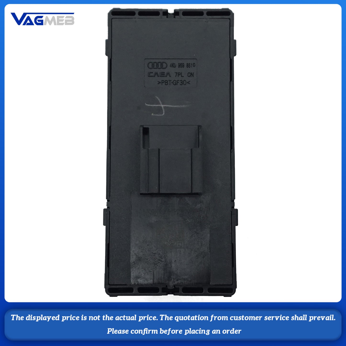 For Audi A6C8 electroplated window regulator switch window controller 4KD 959 851