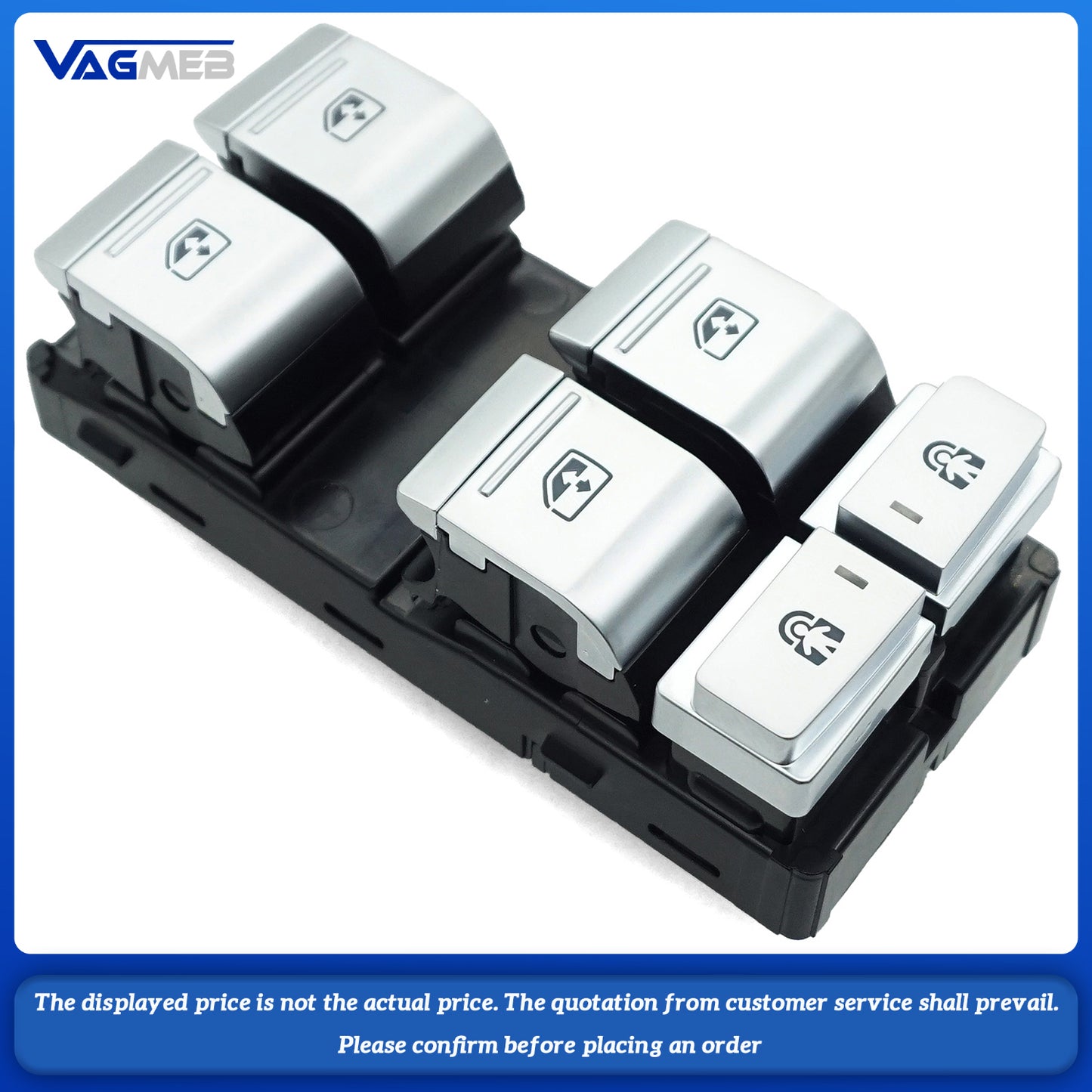 For Audi A6C8 electroplated window regulator switch window controller 4KD 959 851