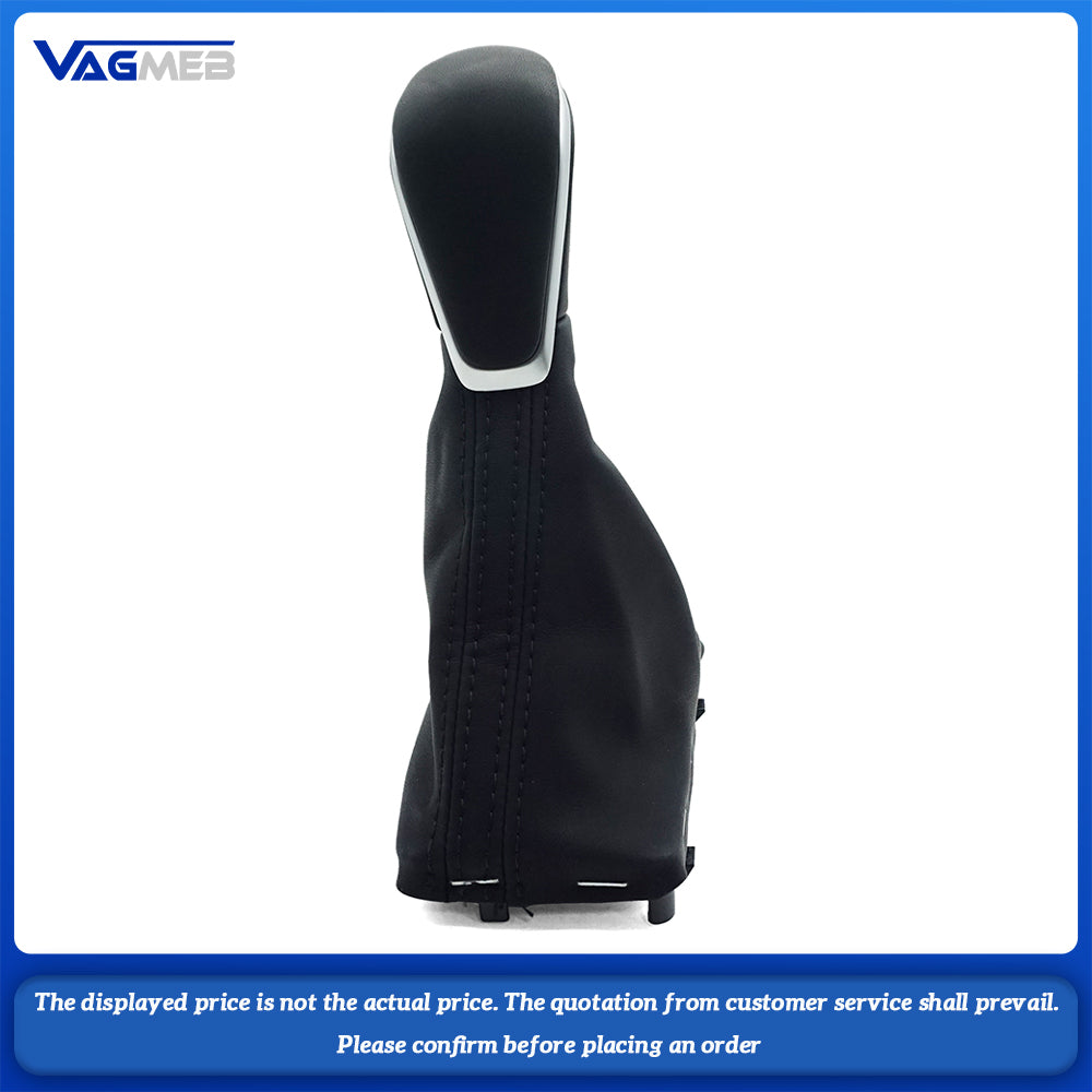 Gear Shift Knob and Leather Boot Compatible with  For Audi A6 C7