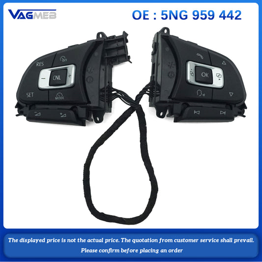 For VW Tiguan MK2 T-ROC multifunctional steering wheel button with heating function 5NG 959 442
