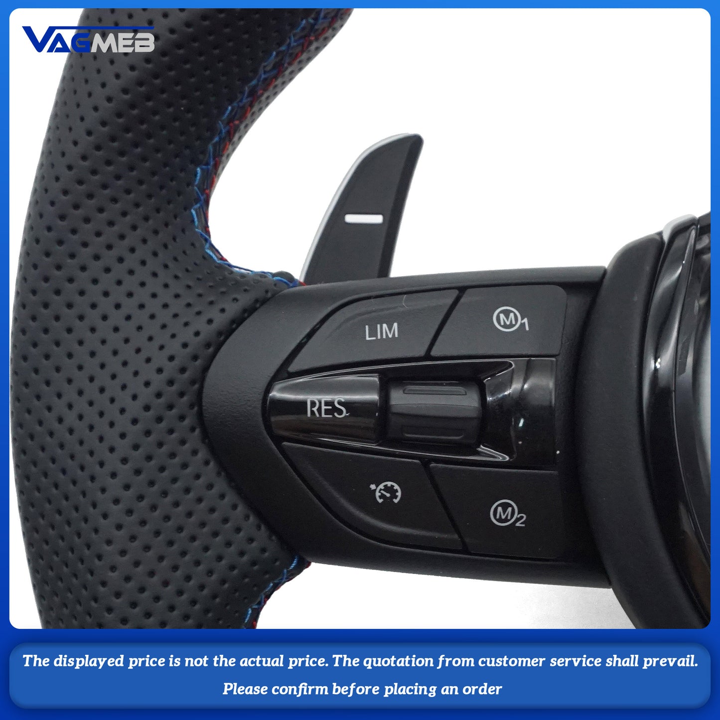 M Sport Steering Wheel For BMW F10 F20 F21 F30 F31 F32 F34 F36 F80 F82 F87 F90 M3 M5 E90 E87 E71 E84 E83