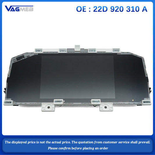 Virtual cockpit LCD instrument panel For VW T-Cross POLO 22D 920 310 A
