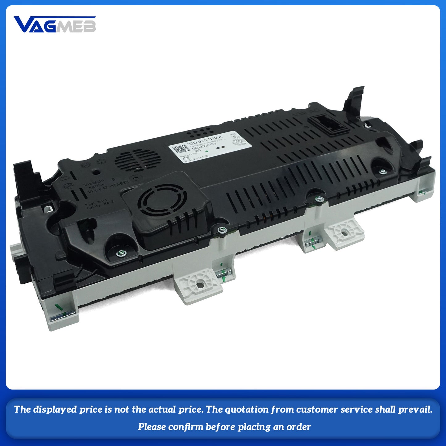 Virtual cockpit LCD instrument panel For VW T-Cross POLO 22D 920 310 A