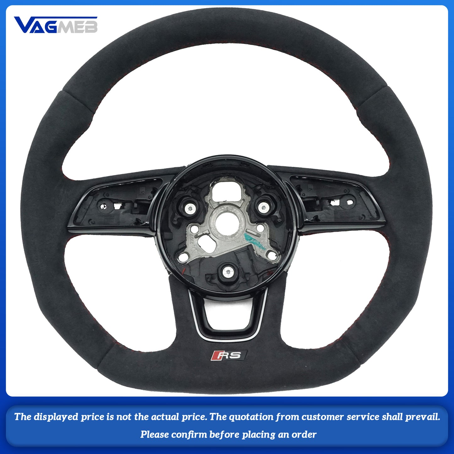 For Audi RS3 RS4 RS5 A3 A4 B9 A5 S3 S4 S5  steering wheel