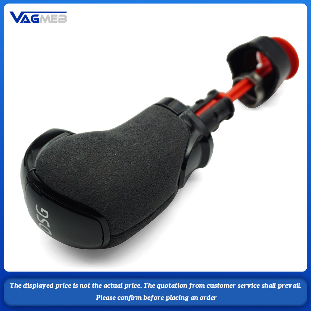 For Skoda Octavia Superb Yeti DSG Gear Shift Knob Head Handball Leather With DSG LOGO Cr Accessories