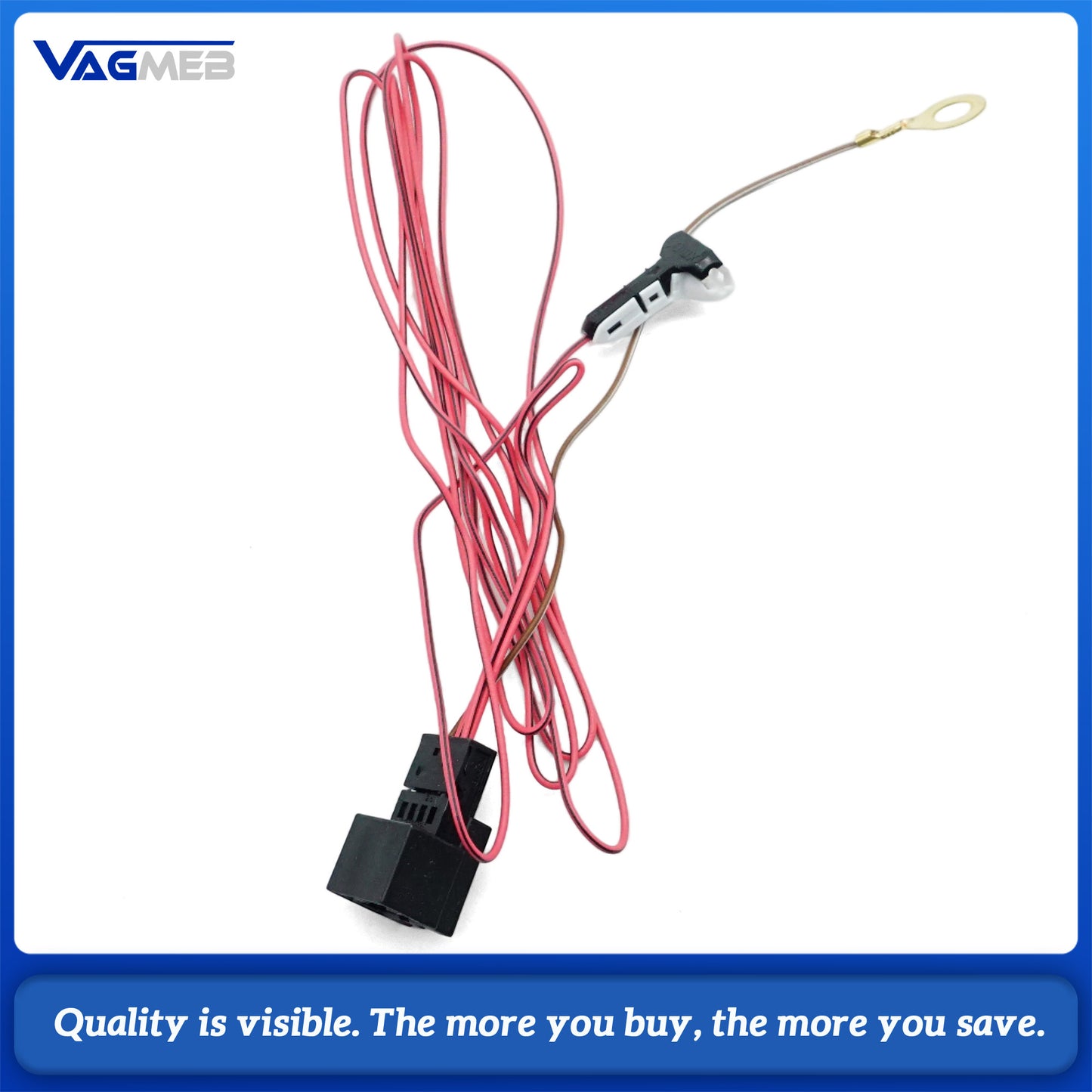 Dynamic LED Rear Badge For VW Golf 8.5 MK8.5 5H WhiteRed Light Up VW Logo Plug & Play