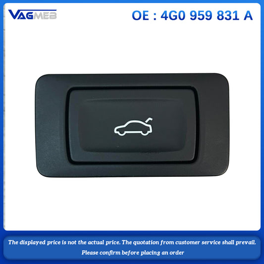 Electric Power Trunk Switch Button Car Trunk Lid Lock For AUDI A4 S4 A6 S6 RS6 4G0 959 831A