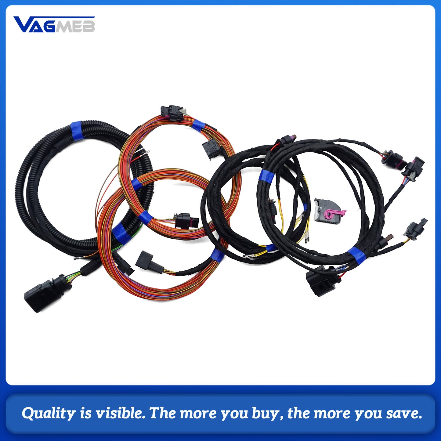 For Audi A3 8Y 2023  Limousine 4‑Sensor to 12‑Sensor PDC Retrofit Set