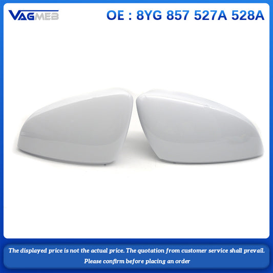 For Audi  A3 8Y The lane change assist mirror case is white, with two or three compartments  8YG 857 527A528A