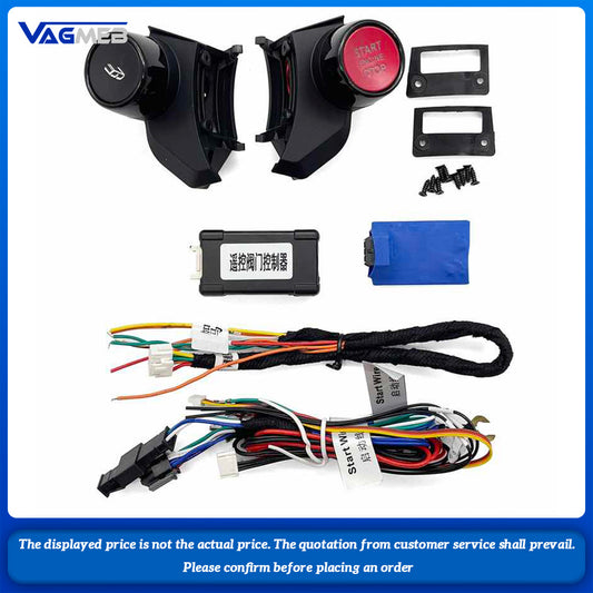 For Audi A3 A4B9 A5 Audi R8 button lacquered black (Valve model)