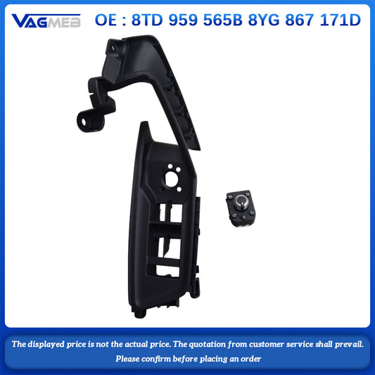 For Audi A3L Folding frame + adjustment knob 8TD 959 565B8YG 867 171D